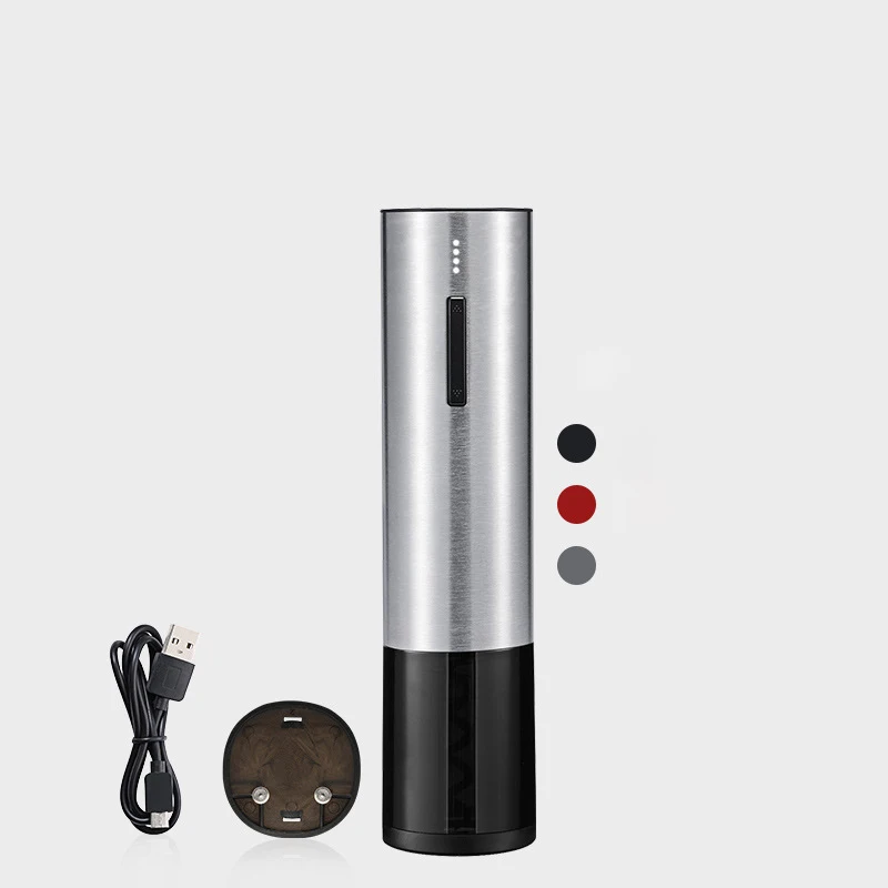 Электрический штопор EE082 быстрая перезаряжаемая USB-подставка для вина с ножом фольги нижней основой автоматический «сделай