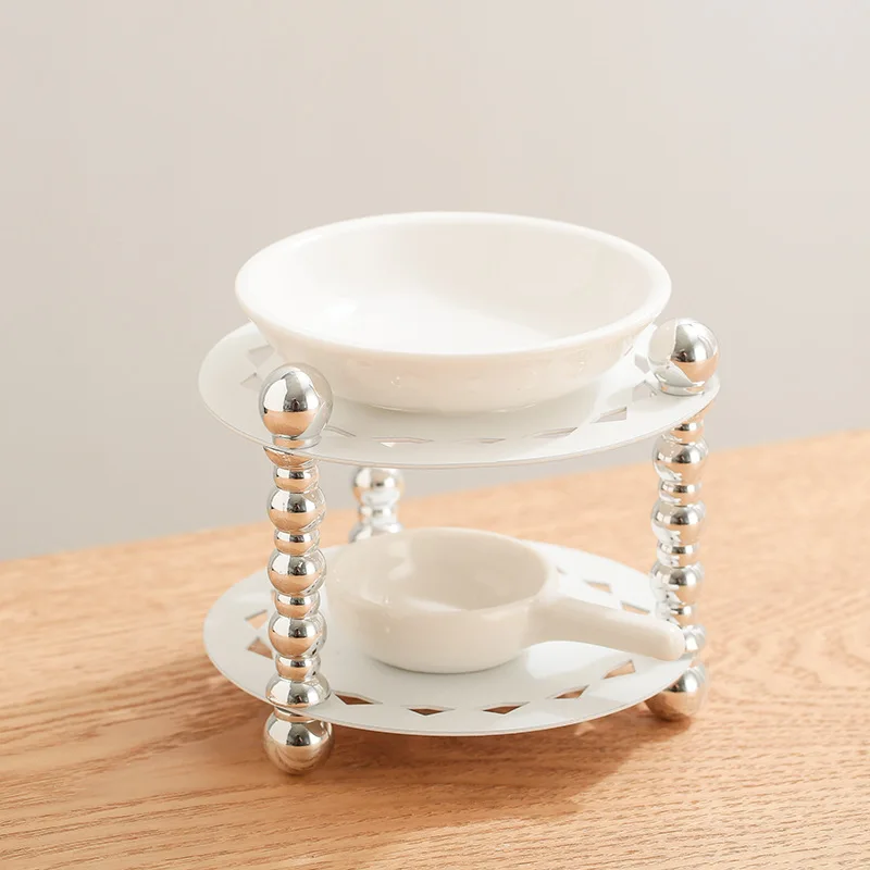 Black And White Sun City Aromatherapy Lamp Iron Aromatherapy Furnace Essential Oil Candle Lamp Furnace Incense SPA