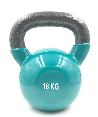 Iron Colored Plastic Impregnated Dumbbell Kettlebell Fitness Handle Kettlebell