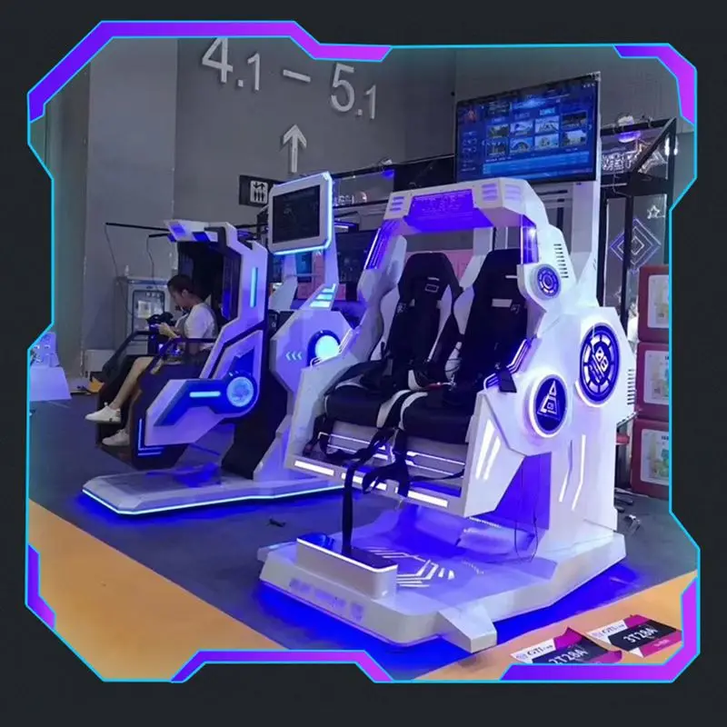 Manufactory Wholesale VR Amusement Park Rides 9D Game Machine Simulator Virtual Reality Devices