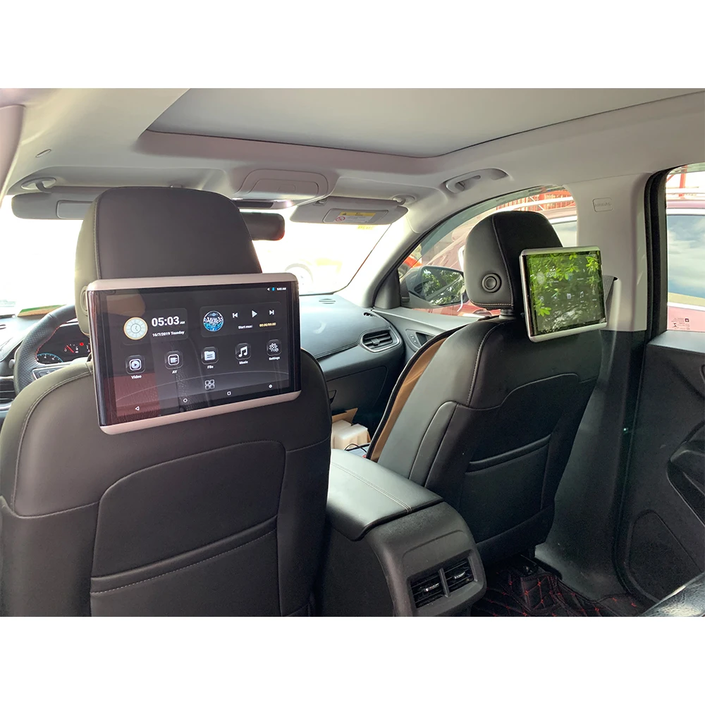 12.5inch  Android 4K 1080P Car Headrest Monitor Touch Screen Headrest Tablet Rear Seat Entertainment YouTube Netflix Display