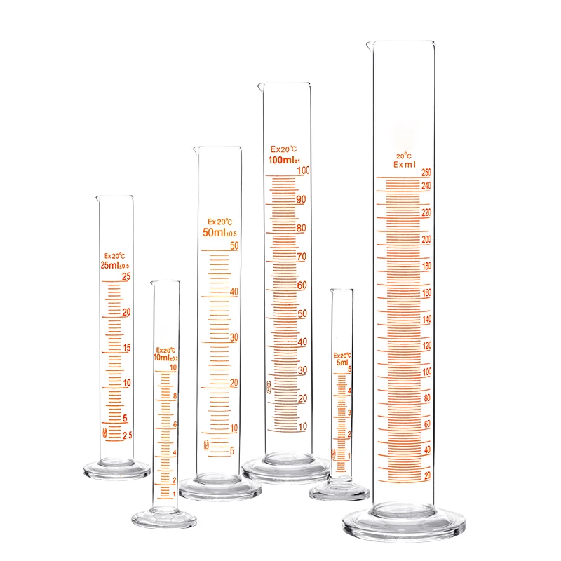 
Outstanding quality high temperature processing round glass measuring cylinder 