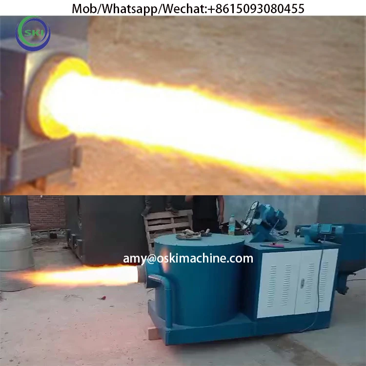 Wood Sawdust Pellet Automatic Biomass Burning Furnace Tunnel Furnace Retrofit Biomass Burner