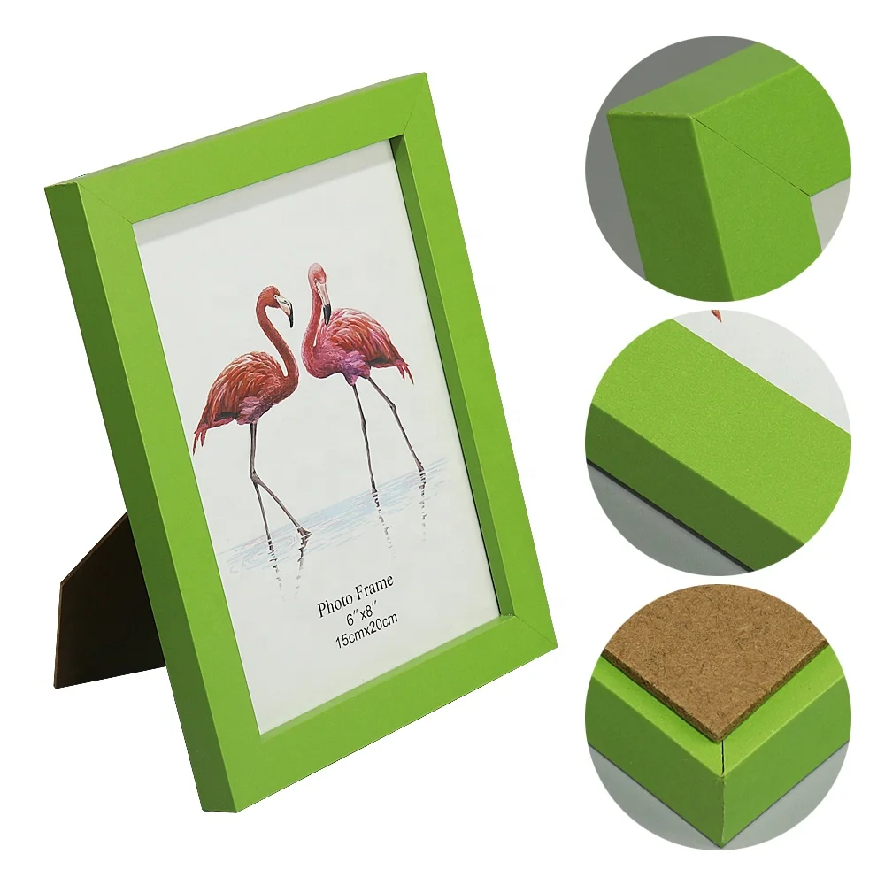 Factory selling wooden picture frame pendulum table can be customized size wall mounted wooden picture frame