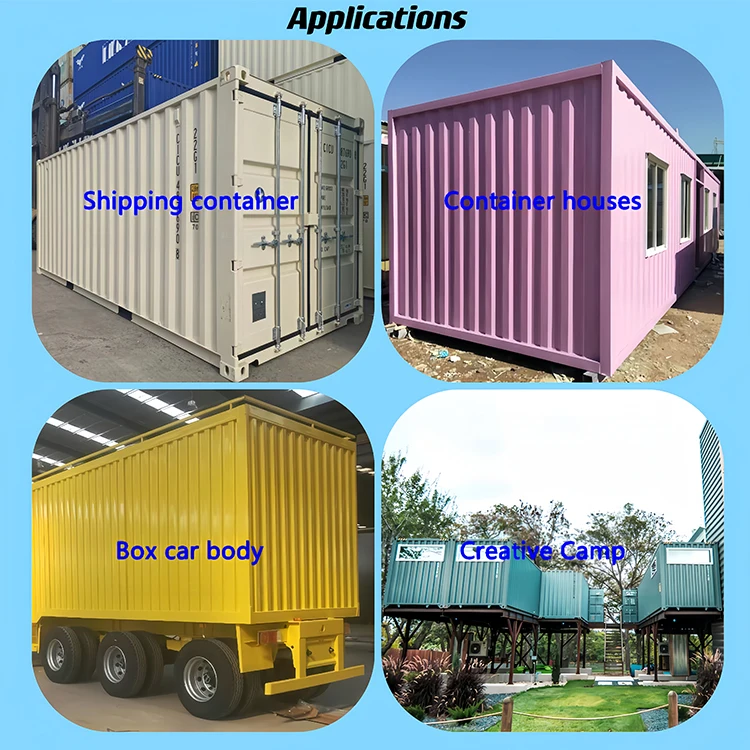 Professional Manufacture Steel Tile Sheet Truck Container Making Carriage Board Car Panel Roll Forming Machine