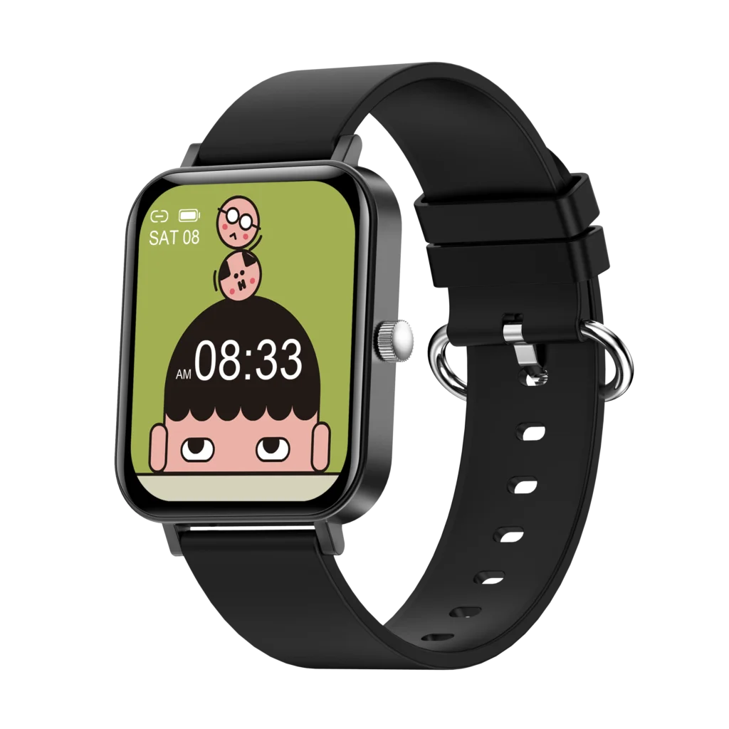 Wearable Devices Lovely Rotary Button Smartwatch 1.69 Inches Watch Heart Rate CF82 Sport Bracelet Wristbands For Android Huawei