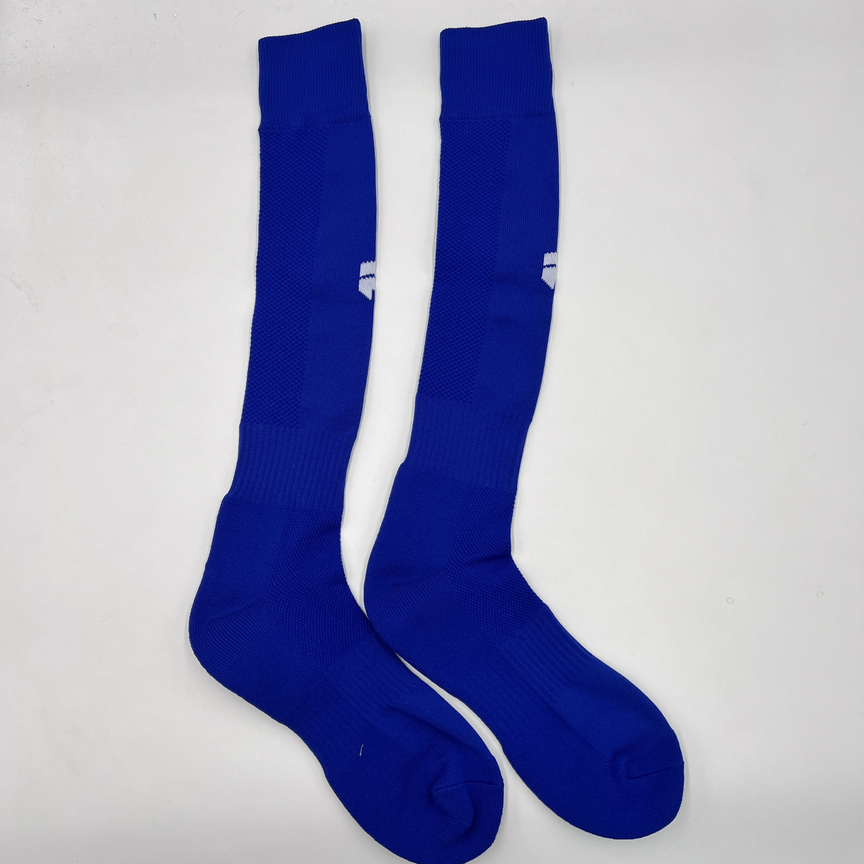 OEM Wholesale Custom Logo Breathable Knee High Man Cushion Pad Soccer Football Socks