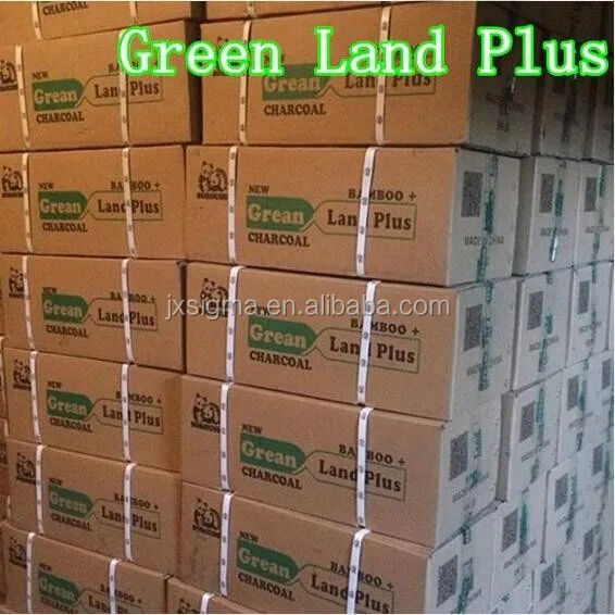Factory supply LONG BURNING TIME high quality original Green land panda charcoal