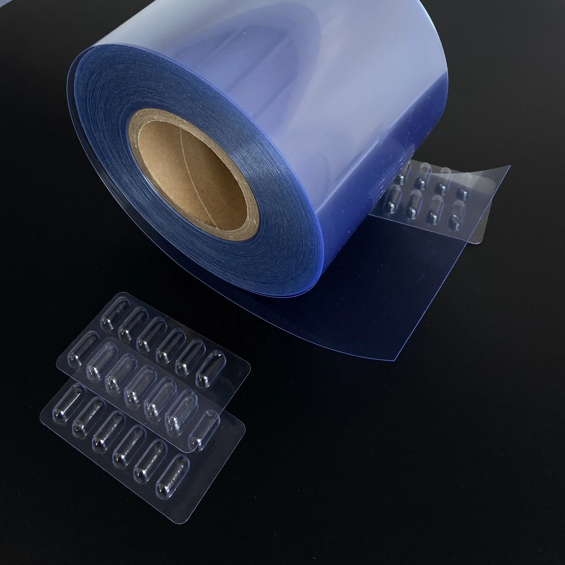 Popular 0.25mm thickness clear thermoforming Rigid PVC Film Pharmaceutical Use