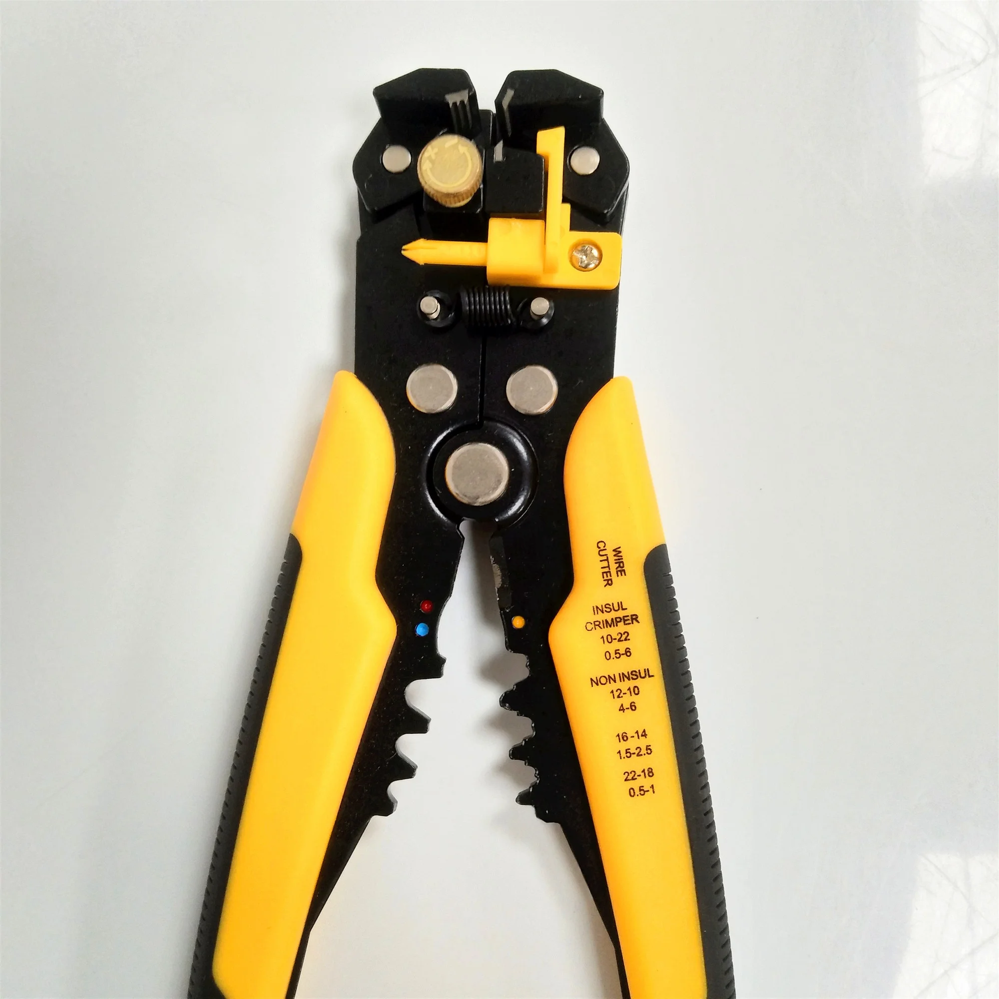 HS-D1 Auto Wire Stripper Crimper Cable Cutter Multifunctional Pliers 8-Inch 0.2-6.0mm Manual Crimping Pliers Hand Tools