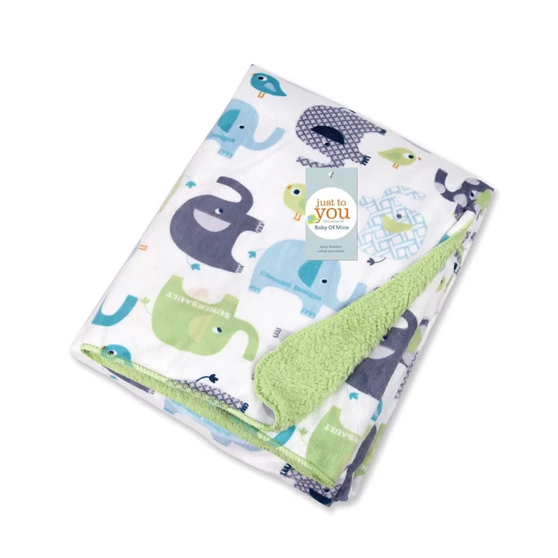 Превосходное качество стеганое вязаное пушистое детское муслиновое одеяло