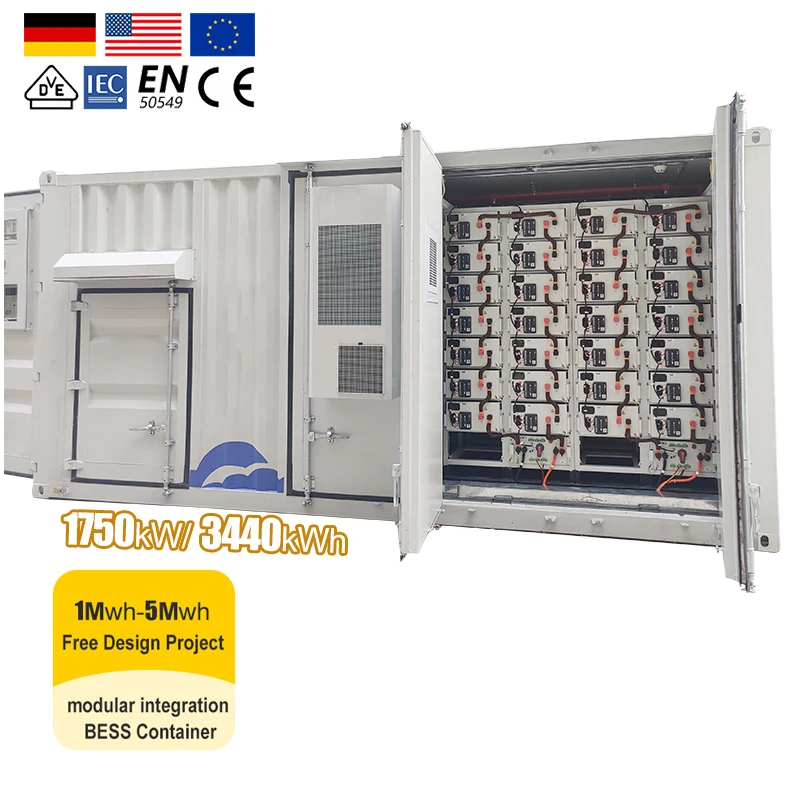 Energy 1mwh 2mwh 3mwh 5mwh 10mwh Energy Storage Power Lithium Ion Battery 220v Integrated Bess Container Energy Storage