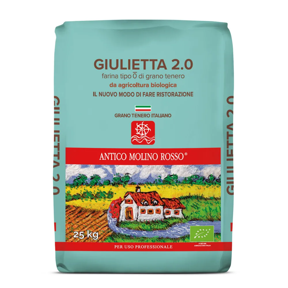 High Quality Italian Premium Organic Bio Flour 25 Kg for Professional Use