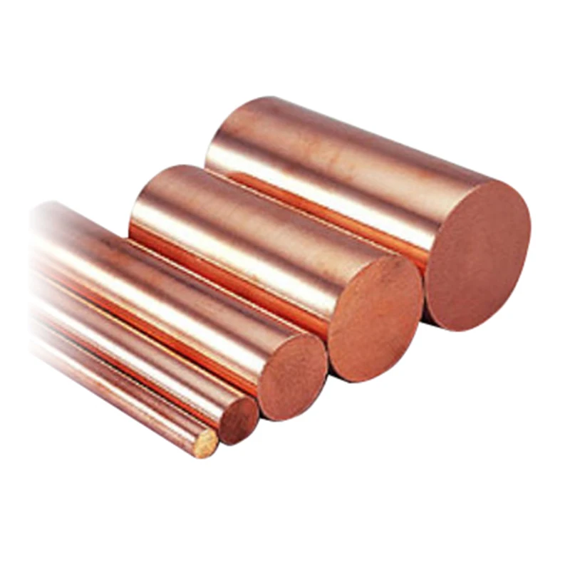 Copper Bars C12200 C18980 C15715 Edge Closing Copper 99.99% Pure Round Square Copper Busbar