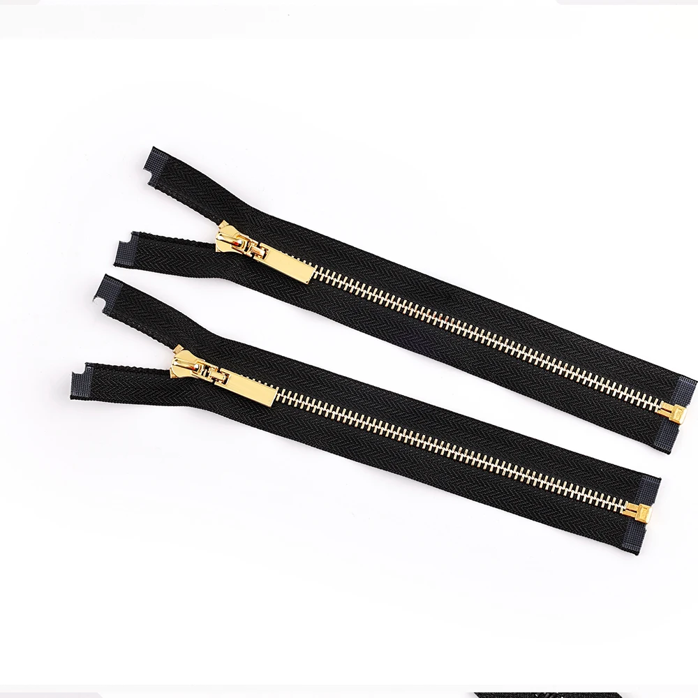 Металлические молнии оптом Kee Riri Zip для одежды позолоченная молния из розового золота мужская куртка открытый конец золотой цвет металлическая