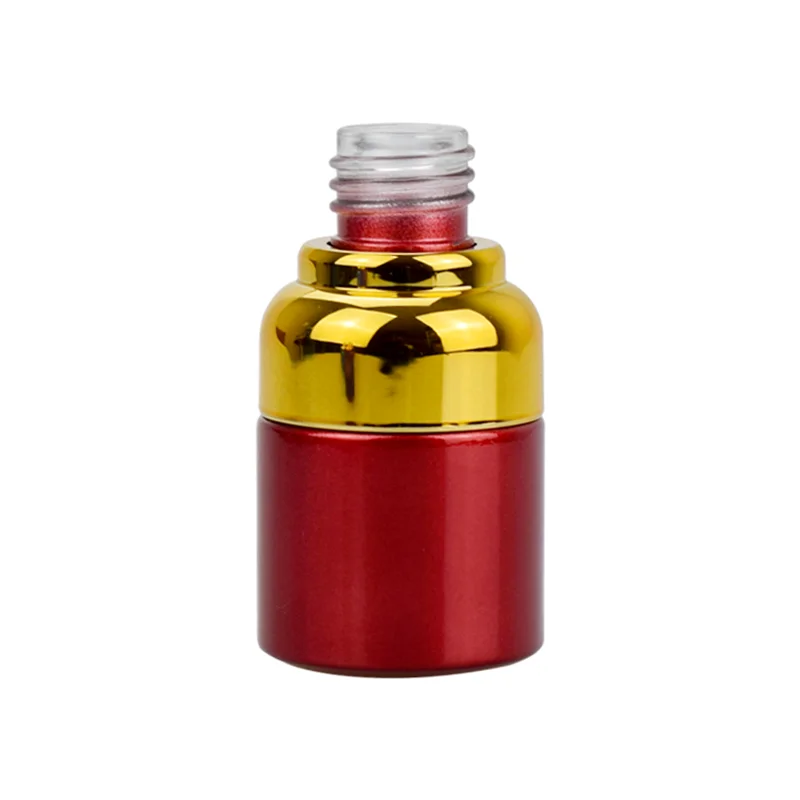 Cosmetic Packaging Essential Oil Glass Bottles 30ml 50ml 100ml Red Luxury Lip Serum Oils Dropper Bottle