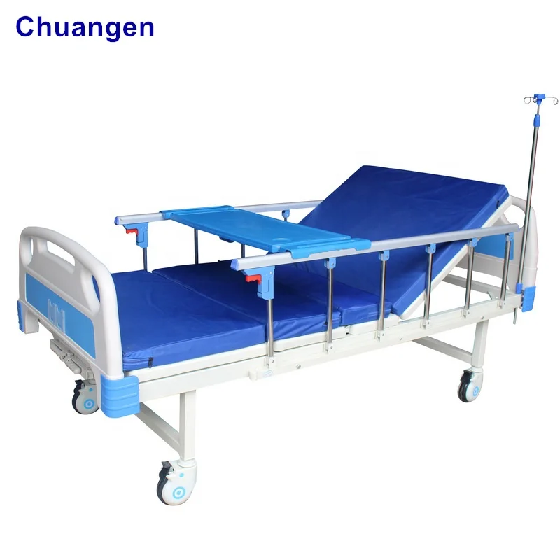 Прямая Продажа с фабрики в Китае медицинская домашняя Больничная койка двумя функциями больничные койки двойным встряхиванием