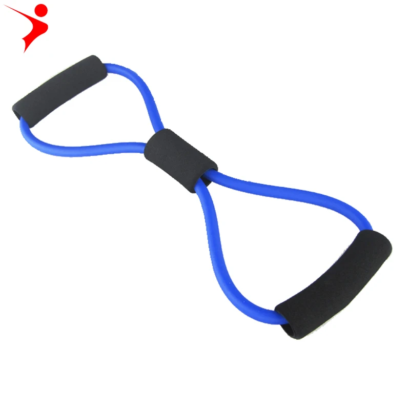 Eight-Character Chest Expander Rally Girl Child Rally 8 Word Chestnut Yoga Rubber Band Tension Rope