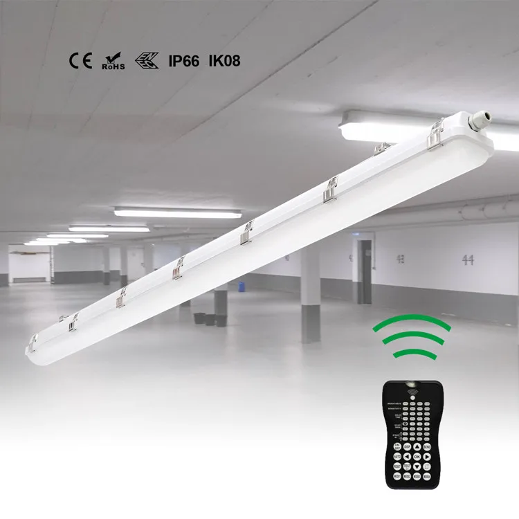 TUBU IP65 PC LED Tri-proof light 1500mm Batten lamp for Traditional replacement 2*58W Tube