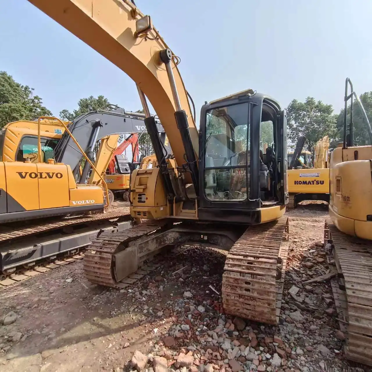 used original japan cat 313 excavator for sale low price and high quality good condition machine