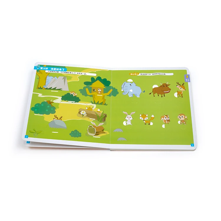 High Quality Printer Custom Cardboard Books Print Children Kids Board Book Printing Service