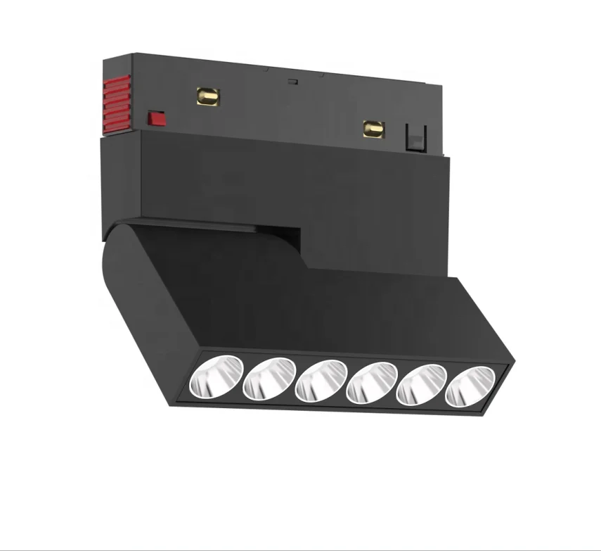 Горячая Распродажа, светодиодный потолковый светильник низкого напряжения 24 В/48 в 12 Вт, наклонный Магнитный Трековый светильник