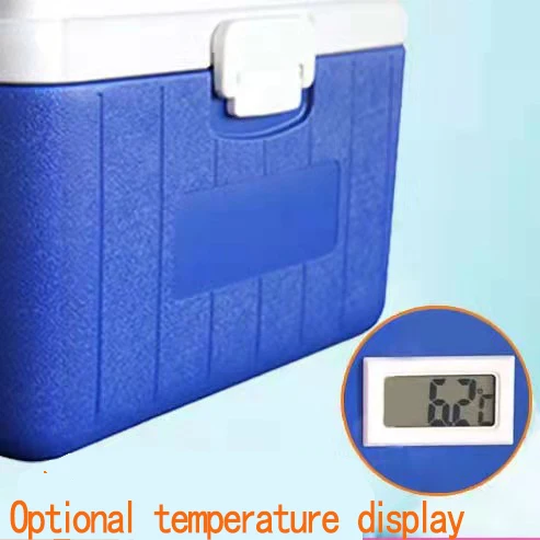 factory wholesale 30L 2-8 degree plastic foam cooler box and temperature display insulated rotomolded cooler