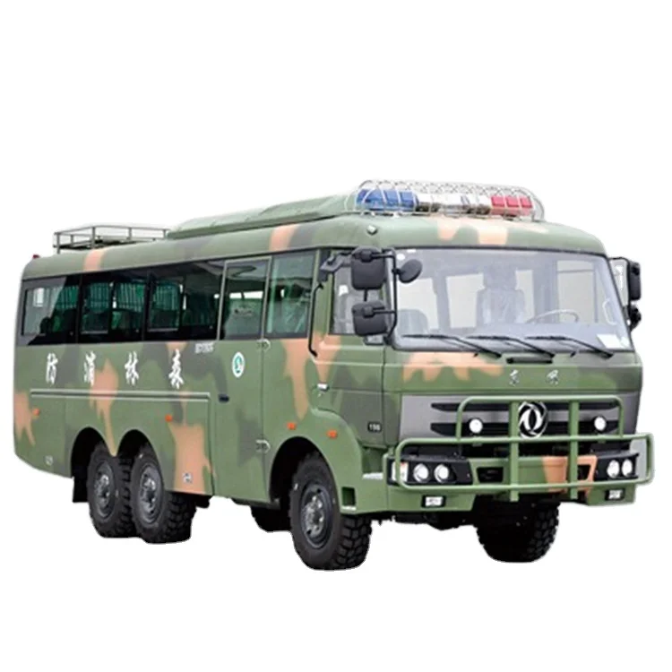 
19-29 seats dongfeng 4x4 manual diesel off road bus 