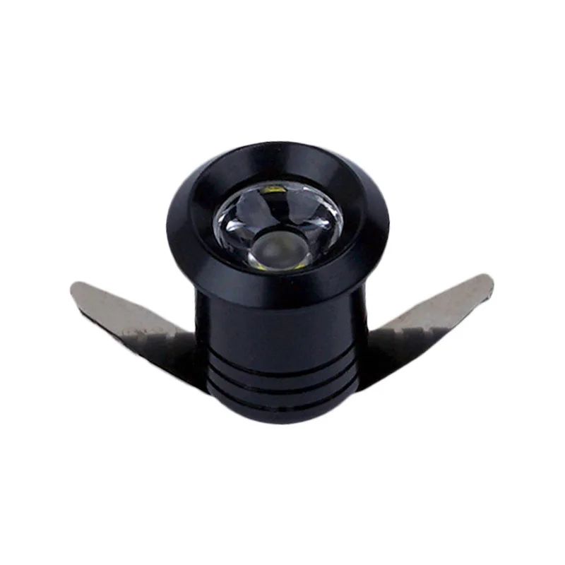 1W 3W LED Recessed Cabinet Mini Spotlight DC12V Jewelry Show Aluminum Body Industrial Down Light