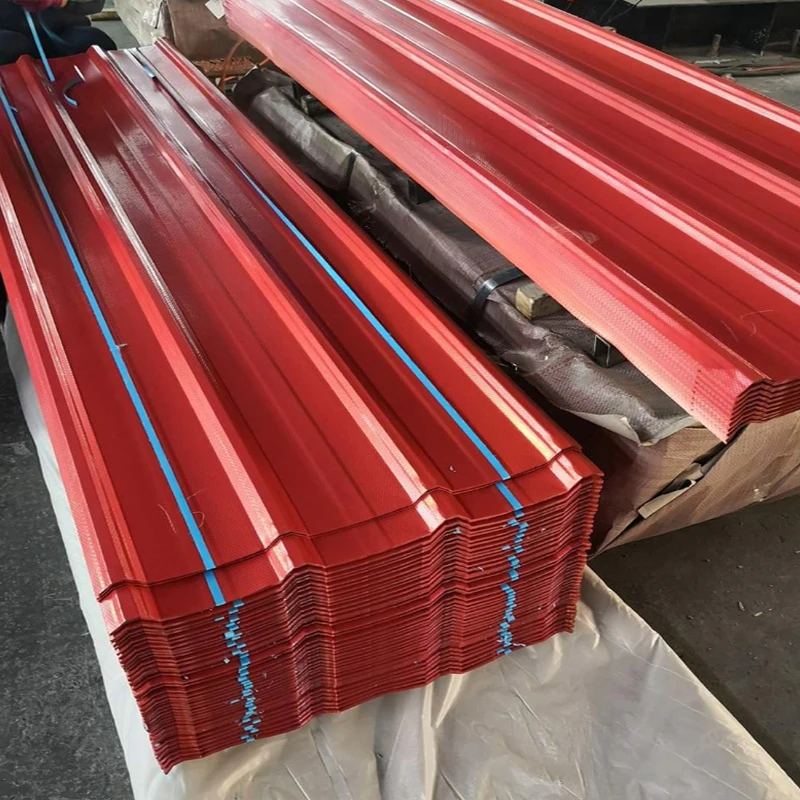 Wholesale Cheap Corrugated Metal House Siding Color coated galvanize aluminium zink roofing sheets For colored roofs
