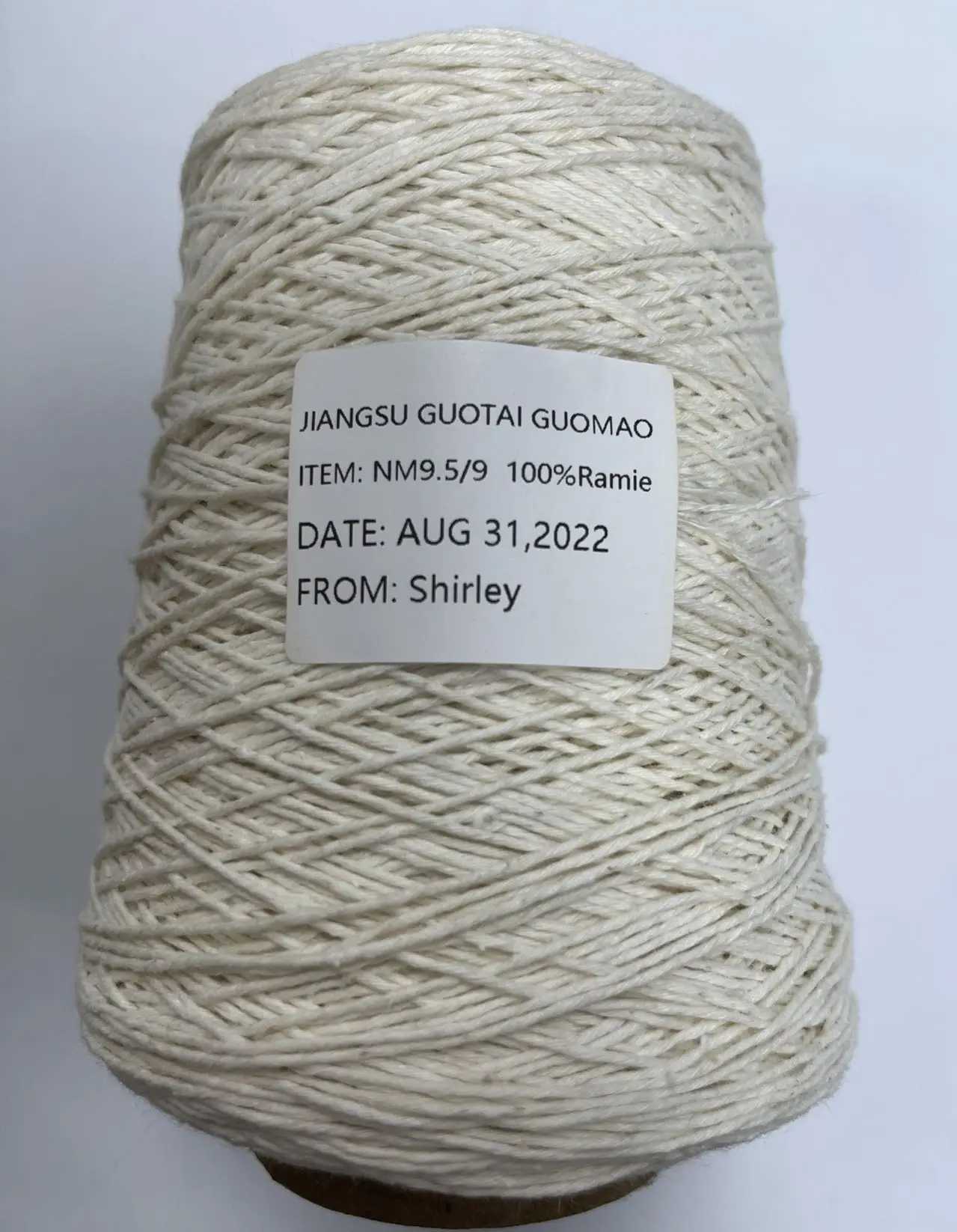 NM9.5/9 100% Ramie пряжа