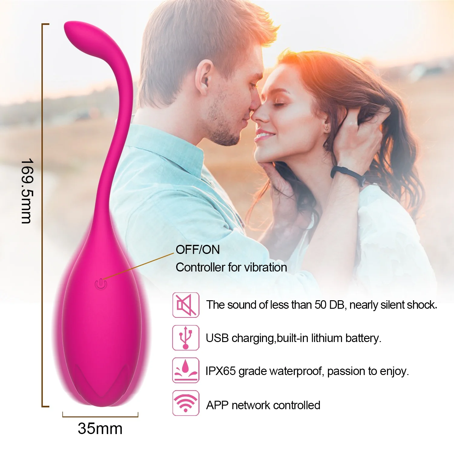 
Yetrun Adult Sex Toy Phone APP Control Vibrator Bullet Super Strong Intelligent Bluetooth Jumping Egg For Women 