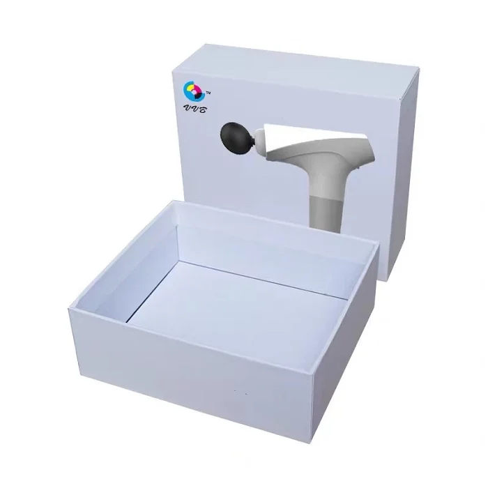 
Custom Luxury rigid lid Cardboard Paper massage gun packing boxes 