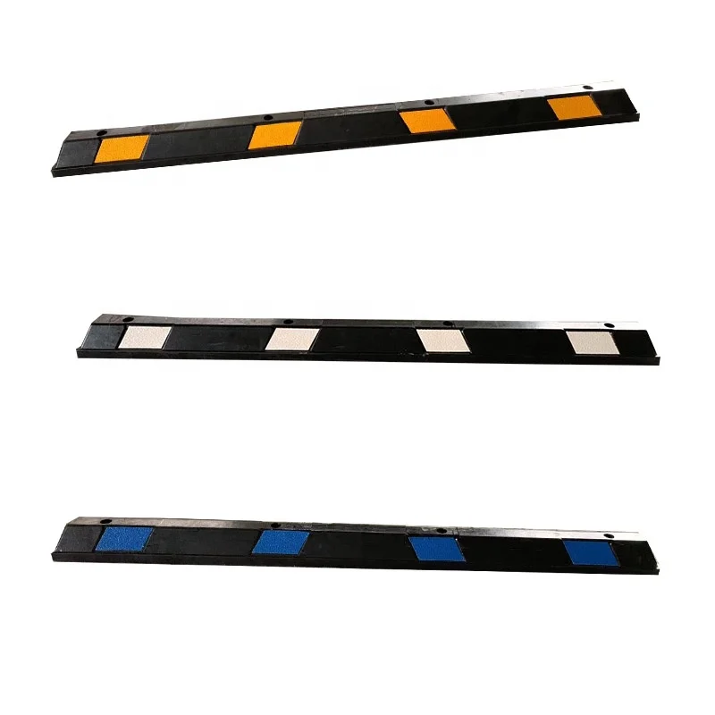 New model Durable 2000*150*100 mm Rubber Wheel car Stopper Parking Safety Products