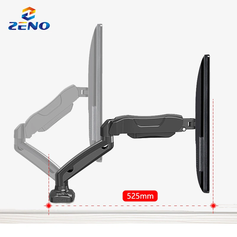 Монитор с регулируемым удлинителем V8, стойка для монитора для компьютера и офиса, Монтажный кронштейн для монитора 34