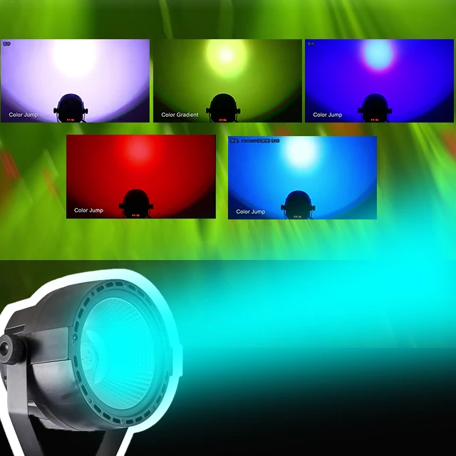 2023 Hot sell RGBW 40W COB LED stage lighting For Wedding mini Par Light