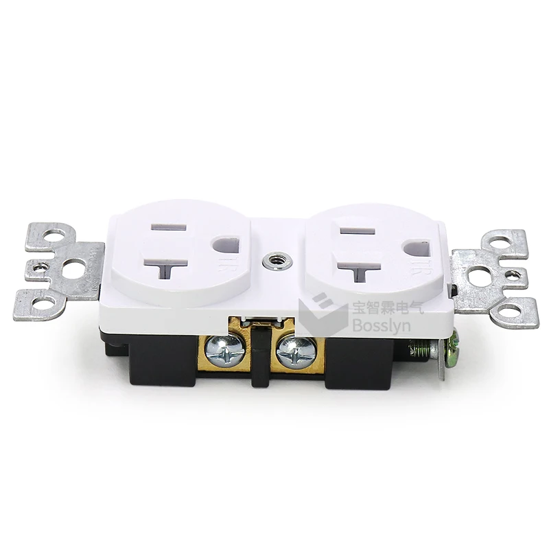 Electrical Outlet 20 Amp 125 Volt 5-20R Tamper Resistant Duplex Receptacle 20 Amp Wall Socket UL