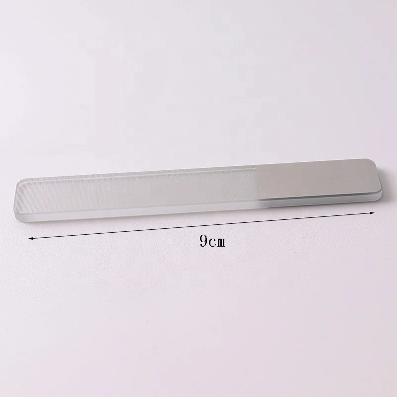 New products 9 cm nano clear glass nail files nail polishing