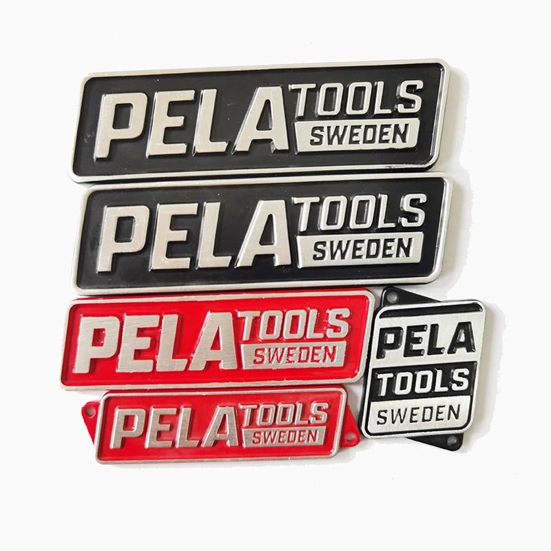 Factory Free Sample Customized Label Logo Aluminum Plate Metal Machine Nameplate Label Logo Metal Label Clothing