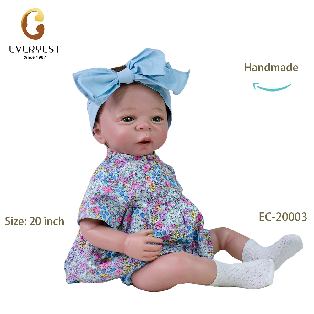 Doll Maker Custom High Quality 50 cm Reborn Dolls Realistic Bebe Newborn Reborn Baby Dolls