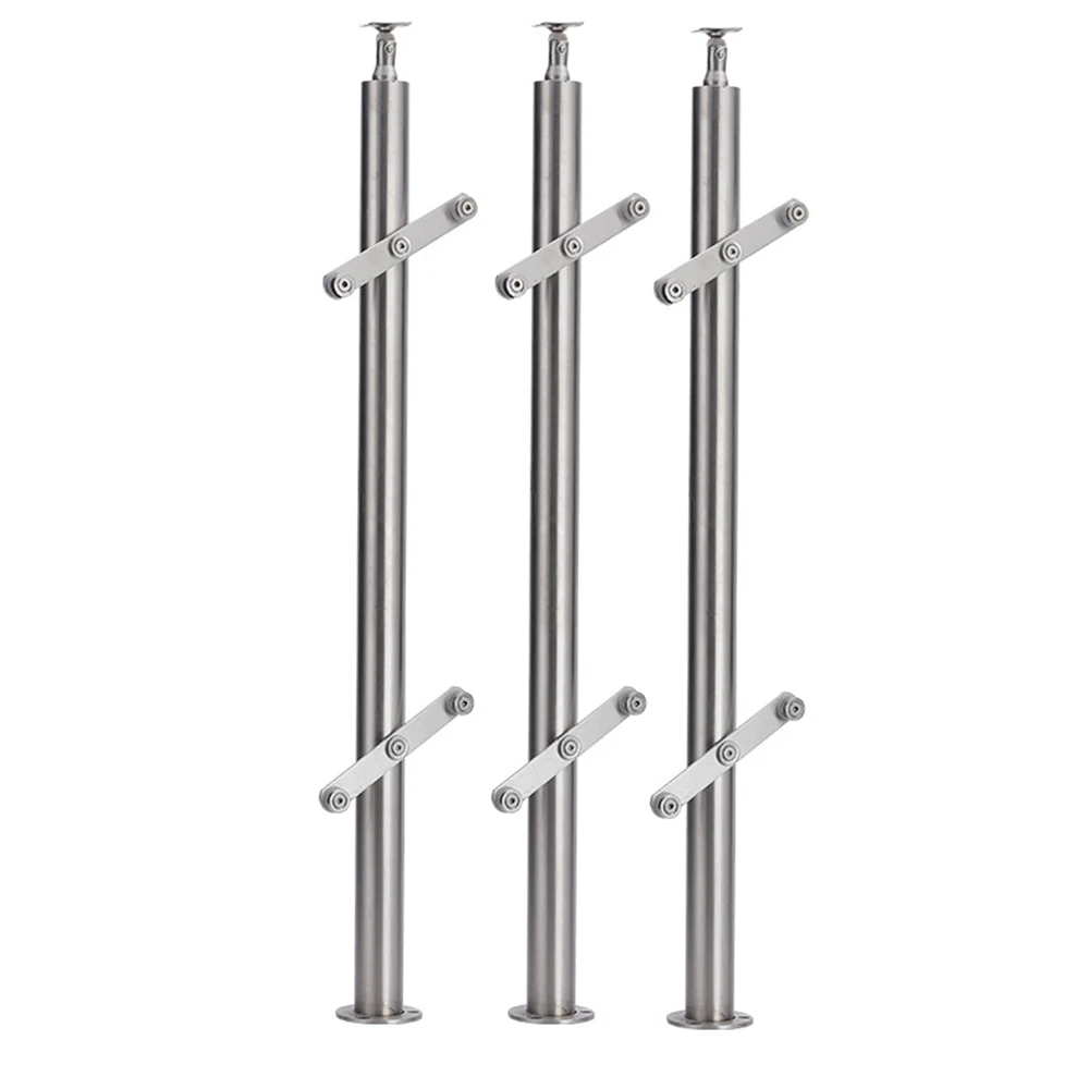 New Ss 304 316 Stainless Steel Glass Fittings Glass Balustrade Clamp Balcony Glass Railing Clamps Clip Handrail Accessories