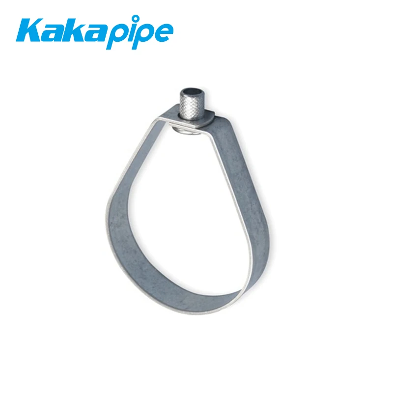 Manufacturer Hot Dipped Galvanized Loop Hanger 2-1/2' Metal Swivel Rings Pear Shape Strut Loop Hanger