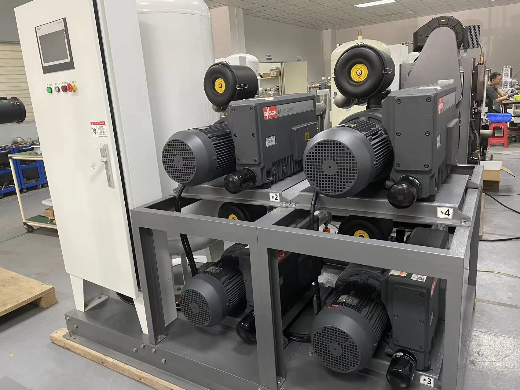 Medical Oil-lubricated Vacuum system rotary vane oil vacuum pump for Hospital