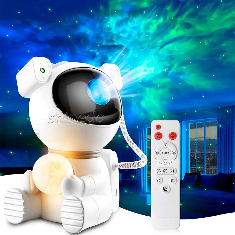 Galaxy Star проектор светодиодный ночник звездное небо астронавт лампа для украшения спальни дома декоративные подарки детей