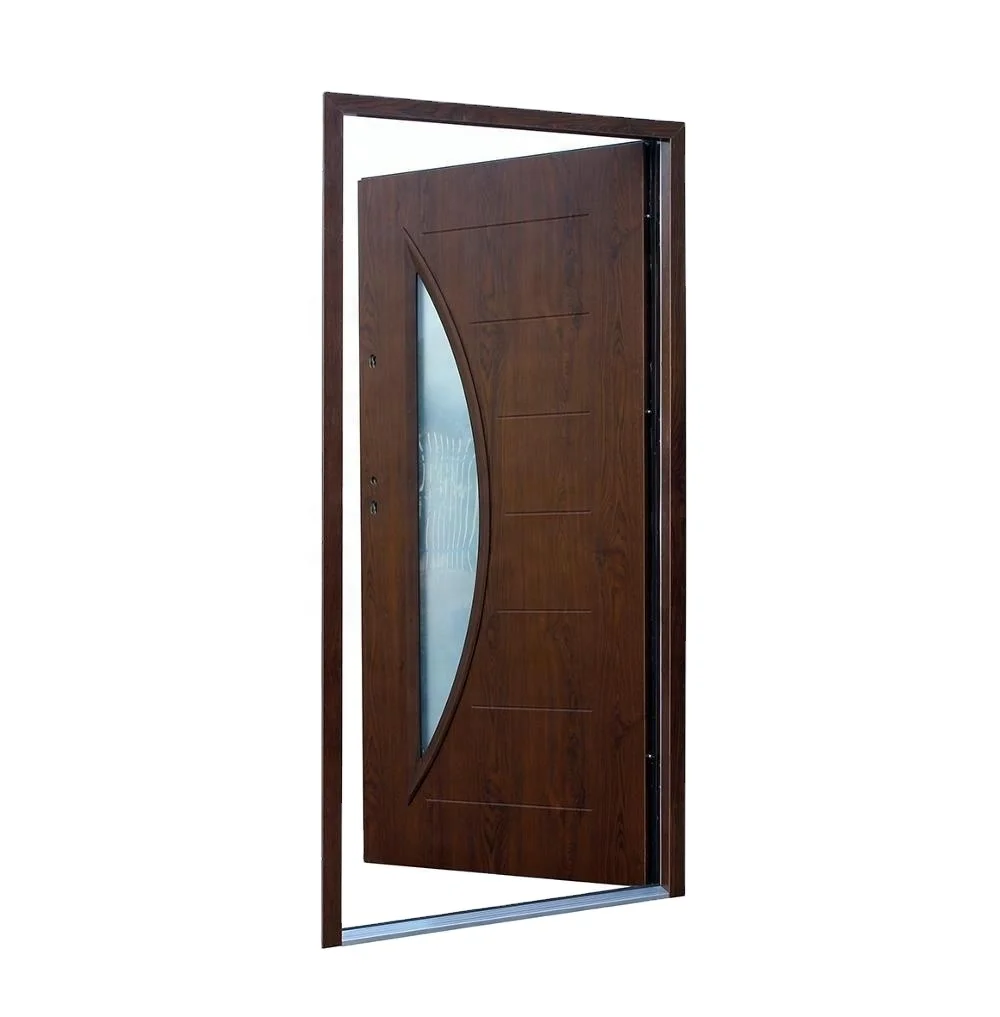 Fangda French Style Steel Door Galvanized Steel Doors Stainless Steel Single Door Design