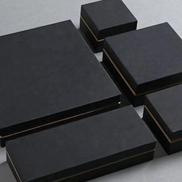 Cheap hot stamping luxury eco friendly logo printed 2 pieces rigid cardboard paper hard box custom rigid box earring jewelry box