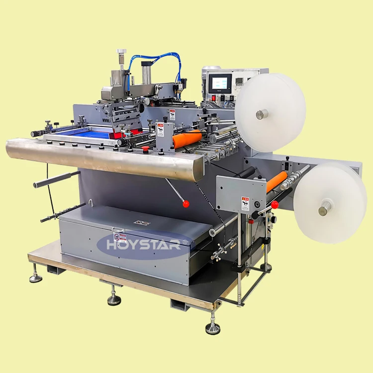 Fully Automatic Roll-to-Roll Screen Printer For Screen Printing  Lanyards/Tapes