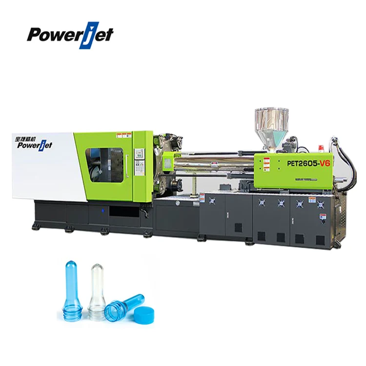Автоматическая 270 тонн т 270ton бутылка для воды 6 Емкость ПЭТ Преформ машина литья под давлением