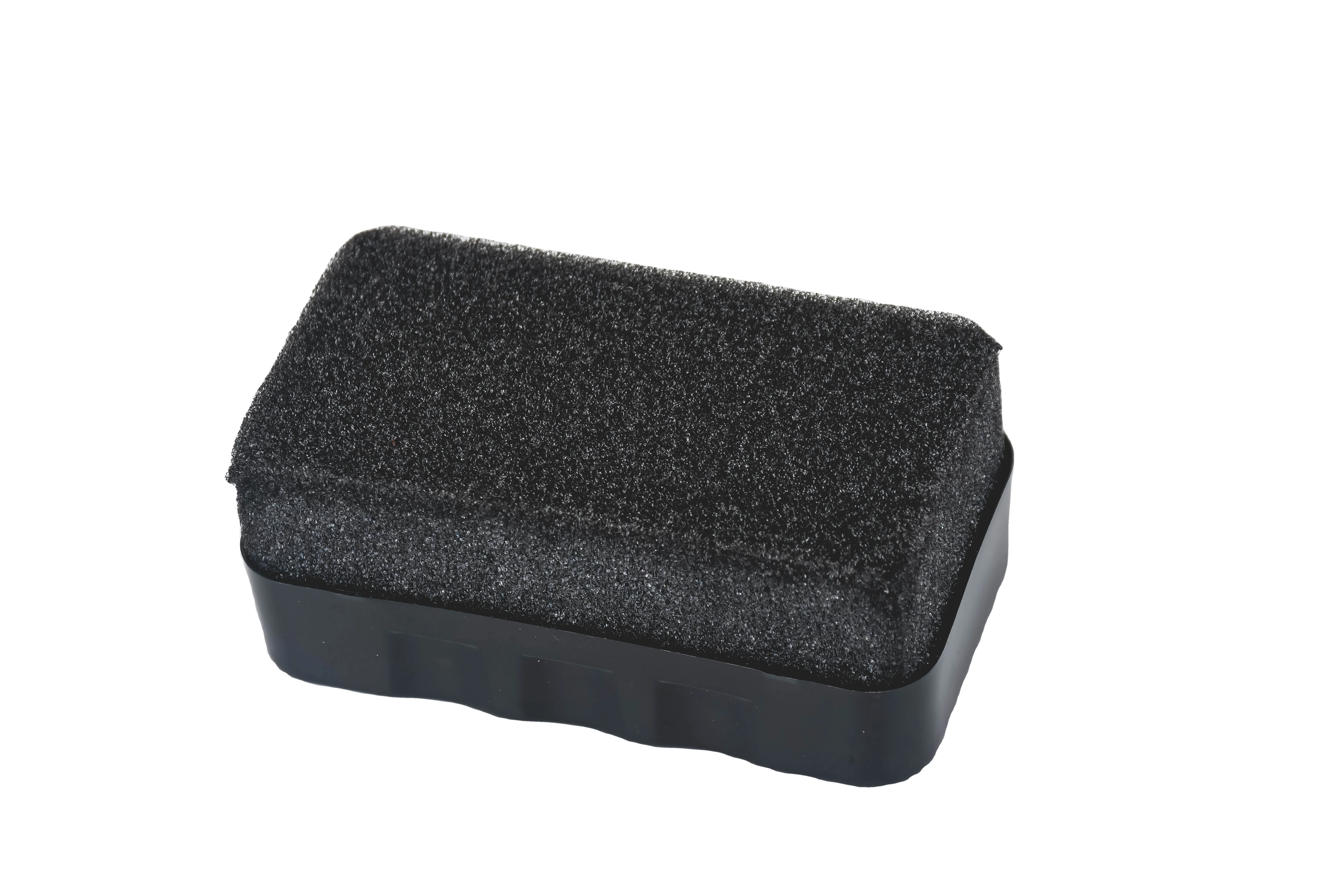 Горячая Распродажа, прямая Заводская цена, высокая яркость, ладонный воск, черный цвет, очиститель, губка, блеск обуви