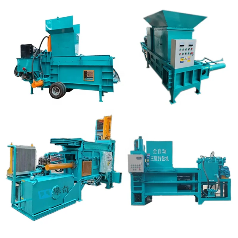 three cylinder forage straw compression baler sugarcane tail baler